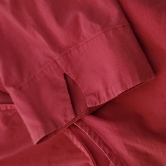Anthropologie Hot Pink Large Cropped Wrap Blouse - Picture 6 of 7